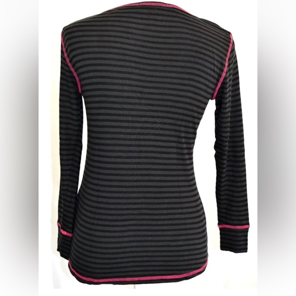 Style & Co.  top Black Pink Embellished with Hearts Butterflies small st… - Picture 2 of 4